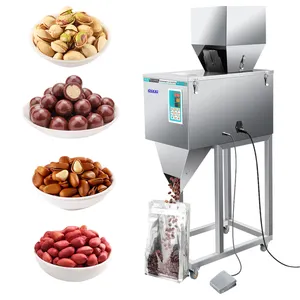 Auto tea weighing little pouch bag bean spice production line intelligent system sealing and filling machine