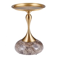 Table basse contemporaine en fer doré, style antique, pour salle à manger, table d'appoint de luxe, décoration de mariage, meubles de salon