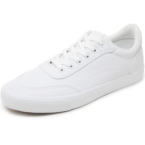 Vente en gros de chaussures décontractées noires pour hommes en <span class=keywords><strong>cuir</strong></span> blanc style de marche chaussures tendance en toile - Product Image 3
