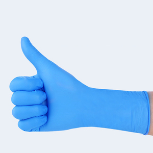 Guantes de nitrilo negro desechables resistentes mecánicos industriales personalizados guantes de polvo negro para protección de manos y brazos - Product Image 5