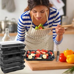 Plateau en plastique PET PP jetable personnalisé par le fabricant pour viandes et légumes, idéal pour l'emballage des aliments frais en supermarché - Product Image 2