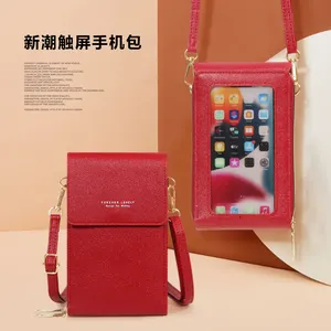 PAYOFFLAI Fashion Ladies Small Cross body Messenger Bags Women Female Mini PU Leather Card Holder Wallet Cell Phone Shoulder Bag