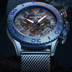 <span class=keywords><strong>Reloj</strong></span> de Pulsera <span class=keywords><strong>BOAMIGO</strong></span> de Primera Marca 2112 para Hombre, <span class=keywords><strong>Reloj</strong></span> de Cuarzo Deportivo y Elegante para Negocios, con Correa de Malla de Acero Inoxidable, <span class=keywords><strong>Reloj</strong></span> Masculino - Product Image 3