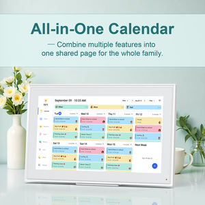 10 16 21 27 32-дюймовый Настенный планировщик цифровой календарь и чарт, умный сенсорный интерактивный дисплей для семейного расписания - Product Image 2