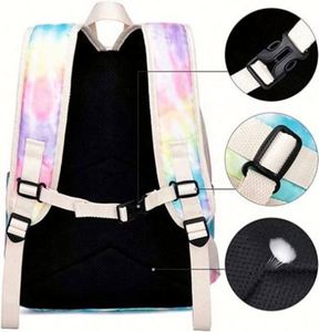 Waterproof Insulated Thermal Kids Backpack and <b>Lunch</b> Tote Bag <b>Set</b> with Custom Pattern School Use - Product Image 4