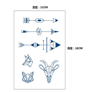 Commercio all'ingrosso <span class=keywords><strong>e</strong></span> personalizzato tatuaggio uomini <span class=keywords><strong>e</strong></span> donne impermeabili temporaneo tatuaggio adesivi Semi permanente - Product Image 3