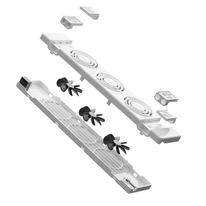 12V phòng khách yên tĩnh hành lang phòng ngủ tản nhiệt lưu thông cho THẬM CHÍ phân phối nhiệt loại bỏ các điểm lạnh kết nối quạt làm mát - Product Image 6