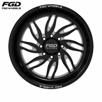 Jantes tout-terrain 20x10 22x12 22x14 24x12 24x14 26x14 26x16 pour camions rehaussés 8x170 8x180 8x6.5 6x5.5 6x135 Roues forgées pour F-250 F-350