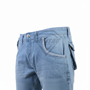 Vente en gros à bas prix Short en jean de bonne qualité grande taille pour hommes Derniers modèles Vêtements d'extérieur d'été Shorts en jean pour hommes à la mode - Product Image 1