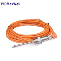 Capteur de température M12 PT100 RTD avec déconnexion rapide à 4 broches, sonde en acier inoxydable à 3 fils, résistance thermique étanche