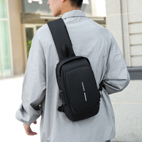 Sac de poitrine léger en cuir synthétique pour tablette, pour hommes et femmes, idéal pour les voyages en plein air et les trajets quotidiens, sac bandoulière croisé