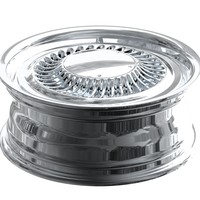 [Polished] Jantes en alliage d'aluminium forgé monobloc polies argentées de 17 et 18 pouces personnalisées pour Lincoln Town Car 2010