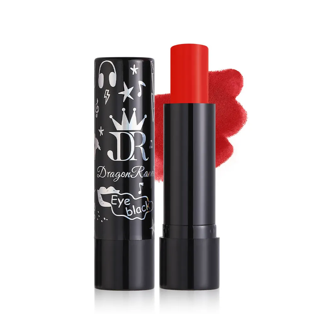 Dragon Ranee 12-color Matte Fog Lipstick European American Style Dark Red Green White Lipstick Face Black Painted