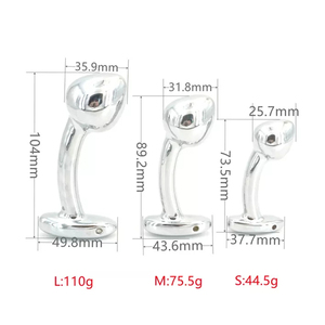 Set Telur Homoseksual <span class=keywords><strong>Anal</strong></span> Kecil Sedang Besar dan Mainan Pornografi Set Plug <span class=keywords><strong>Anal</strong></span> <span class=keywords><strong>Vibrator</strong></span> Logam - Product Image 2
