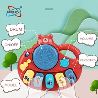 Samtoy – marchette multifonction d'apprentissage pour bébé, éducation, assis-debout, musique Simple, poussette, marchette pour bébé, activité