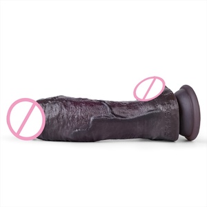3style Lifelike Dual Layer Black <b>Dildo</b> with Veined Texture Women Couples Intimate Use, Beginner Friendly <b>Dildo</b> for Orgasm Boost - Product Image 3