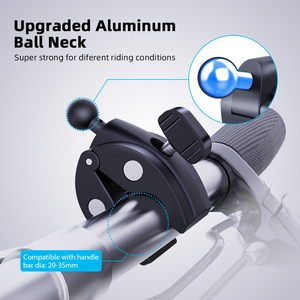 Support de téléphone de vélo à dégagement mécanique rapide support d'appui-tête de voiture support de guidon de moto pour téléphones <span class=keywords><strong>poussette</strong></span> de tapis roulant - Product Image 4