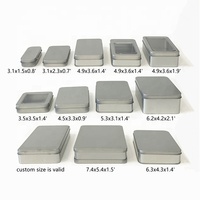 Boîte en métal personnalisée pour emballage de petites charnières métalliques