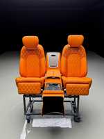 Vente directe usine : Siège arrière de luxe en cuir, console d'accoudoir de voiture VIP avec massage, chauffage et ventilation, style siège d'avion