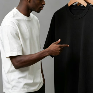 Camisetas de algodón personalizadas con logo OEM, lisas, de estilo urbano, deportivas, de corte holgado para hombre - Product Image 4