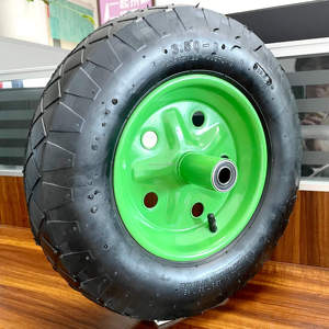 Hochwertige 3.50-8 Pneumatische Gummi-Reifen für Schubkarren Großhandel 3.50-8 Lenkrollen - Product Image 2