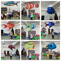 Poisson gonflable lumineux pour spectacle événementiel maritime