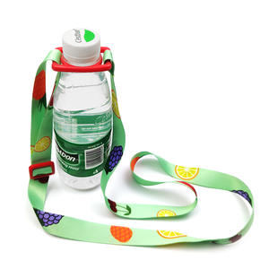 En gros Personnalisé Réglable Bandoulière Polyester Bandoulière <span class=keywords><strong>Porte</strong></span>-Bouteille D'eau Bouteille De Boisson Bouteille pour Boucle De Transport Clip Longe - Product Image 1