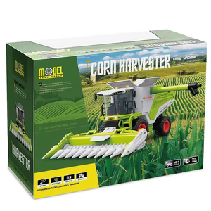 Tracteur agricole RC 1:24, <span class=keywords><strong>jouet</strong></span> télécommandé 2.4G, <span class=keywords><strong>moissonneuse</strong></span>-<span class=keywords><strong>batteuse</strong></span> avec sons, lumières et pulvérisation, véhicule de simulation haute fidélité - Product Image 5