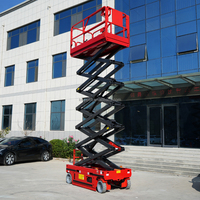 Plateforme de travail élévatrice mobile hydraulique électrique autopropulsée à ciseaux