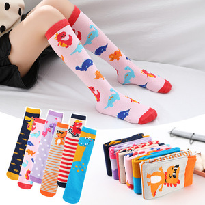 <span class=keywords><strong>Calcetines</strong></span> largos hasta la rodilla <span class=keywords><strong>para</strong></span> niñas, medias con patrón de animales divertidos y bonitos dibujos animados, <span class=keywords><strong>altos</strong></span>, de bota loca - Product Image 3