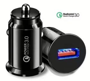 QC3.0 Mini Car Charger 5V/3A Single Port Car Phone Charger USB Fast Charger for Car - Product Image 1