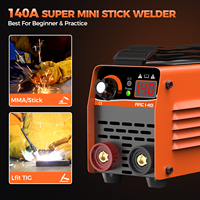 FEIFANKE ARC 140A Nouvelle machine à souder portable mini 2-EN-1 MMA IGBT à onduleur, moteur CC 4,5 KVA, entrée 110V/220V, cycle de service 60%