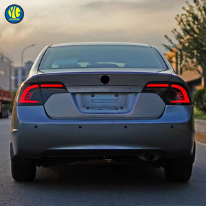 YU GUANG para <span class=keywords><strong>Honda</strong></span> <span class=keywords><strong>Civic</strong></span> 8ª Gen 2006-2011 Luces Traseras LED, Calaveras con Flujo Secuencial, Lámparas Traseras de Actualización Plug and Play - Product Image 4