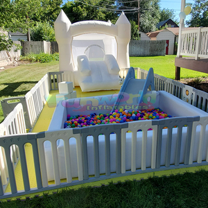 Softplay, parque infantil para interiores, castillo hinchable, Tobogán, equipo de juego suave para niños, bebés, bolas de espuma para uso escolar - Product Image 4
