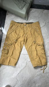 Nuovi pantaloncini <span class=keywords><strong>Cargo</strong></span> Casual <span class=keywords><strong>da</strong></span> <span class=keywords><strong>uomo</strong></span> con Design mimetico a tinta unita <span class=keywords><strong>pantaloni</strong></span> <span class=keywords><strong>corti</strong></span> <span class=keywords><strong>da</strong></span> lavoro larghi taglie più 29-40 - Product Image 4