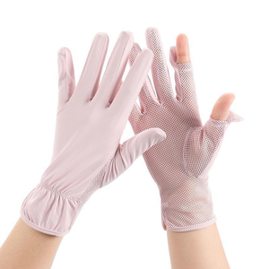 Guantes de Ciclismo para Mujer Geshida, Económicos, con Tira Reflectante, Protección UV, Finos, para Verano, de Poliéster/Spandex, con Cierre de Tirón - Product Image 4