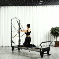 VOG-PL013A Tour de Pilates à usage domestique, cadre en alliage d'aluminium, portable, durable, équipement d'exercice multifonctionnel Pilates
