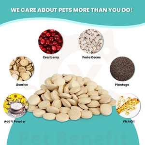 Tabletas para <span class=keywords><strong>el</strong></span> Cuidado Urinario de Mascotas OEM/ODM, con Arándano Natural, <span class=keywords><strong>Regaliz</strong></span>, Poria Cocos, Semilla de Plátano y Aceite de Pescado, para la Salud de la Vejiga de Perros y Gatos, Seguras - Product Image 3