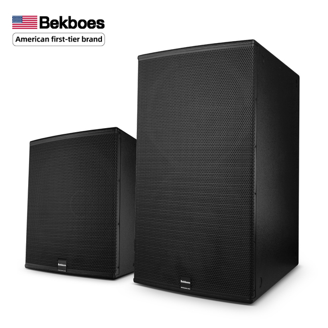 Bekboes X Series Professional 15 Dual 18 Inch Dj Big Bass 1200W Subwoofers Speakers