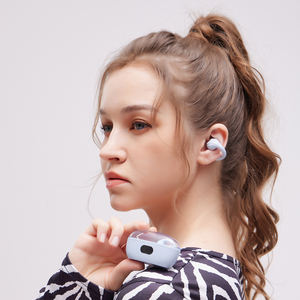 SIBYL 2024 earbud nirkabel Model pribadi, earphone klip OEM nyaman tahan air V 5.4 konduksi tulang Model pribadi - Product Image 2