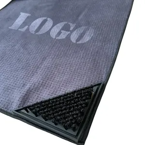 Toalla de Golf magnética personalizada, toalla deportiva de tela de microfibra, limpiador de toallas de Golf con imán fuerte