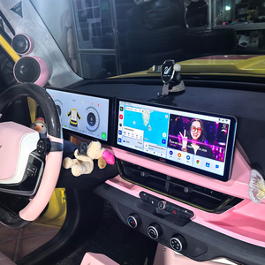 Unidad Principal para Auto con Pantalla Dual Universal Android de 12.3 Pulgadas y 2.5K, Qualcomm de 8 Núcleos, 8+128G, CarPlay |   4K 360 °   DVR 2400*900P VF3 - Product Image 1