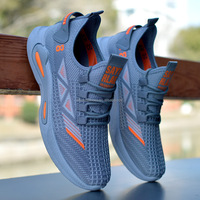 Chaussures de Sport Personnalisées pour Hommes, Tennis et Course, Respirantes, Pieds Nus, Maille Volante, Doublure en Maille, Faible MOQ, Marques de Sport Décontractées pour le Printemps