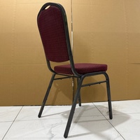 Chaises de banquet empilables en acier pour hôtel, mobilier de hall d'hôtel d'occasion en provenance de Chine