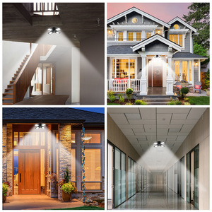 Đèn năng lượng mặt trời ngoài trời dẫn treo năng lượng mặt trời đổ ánh sáng An ninh đèn hành lang vườn gazebo sân nhà để xe dẫn năng lượng mặt trời ánh sáng mặt dây chuyền - Product Image 6