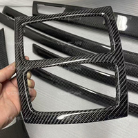 Remplacement de la garniture centrale du tableau de bord intérieur de la voiture en fibre de carbone pour BMW Série 3 E90 E91 E92 E93 M3 2007-2013