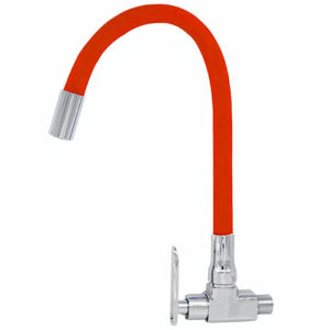 Grifo <span class=keywords><strong>de</strong></span> Cocina Monomando <span class=keywords><strong>de</strong></span> Pared, Colorido, Cuerpo <span class=keywords><strong>de</strong></span> Zinc, Mango <span class=keywords><strong>de</strong></span> Plástico, Manguera Flexible, Diseño Contemporáneo, para Uso en Hoteles - Product Image 6