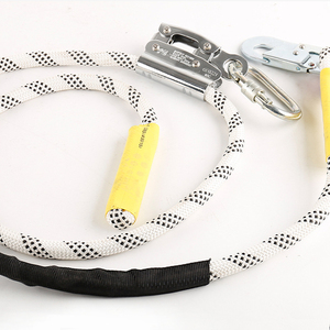 Lanière de sécurité robuste pour travaux en hauteur, protection antichute, polyester, résistance à la rupture 150 kg, boucle à connexion rapide en acier allié - Product Image 5