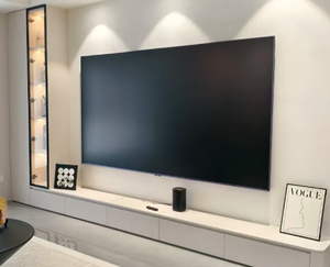 Panneaux muraux décoratifs en placage de bois européen à haute brillance pour fond de télévision et intérieurs d'hôtels/centres commerciaux, design moderne, usage commercial - Product Image 6