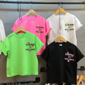 T-shirt d'été à manches courtes pour enfants, garçons et filles, avec image graphique amusante imprimée, 2022 - Product Image 2